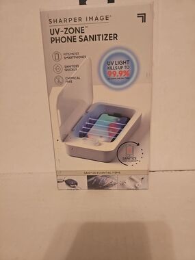Sharper Image UV-Zone Phone Sanitizer in White